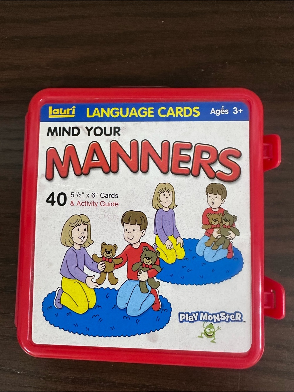 Lauri language cards- Manners